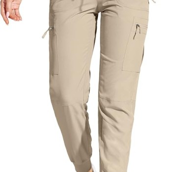 Men's Solid Casual JeansCotton BlueWomens Cargo Joggers Hiking Pants Lightweight Quick Dry Water Resistant Womens Pants with Zipper Pockets
