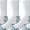 Men's Performance Cotton Cushioned Breathable Athletic Crew Sports Socks, 6 Pairs