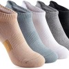 Womens Running Athletic No Show Socks Cushioned 5-Pairs