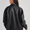 Womens Leather Jackets Oversized Faux Motorcycle Plus Size Moto Biker Coat Fall Outfits Fashion Clothes 2024